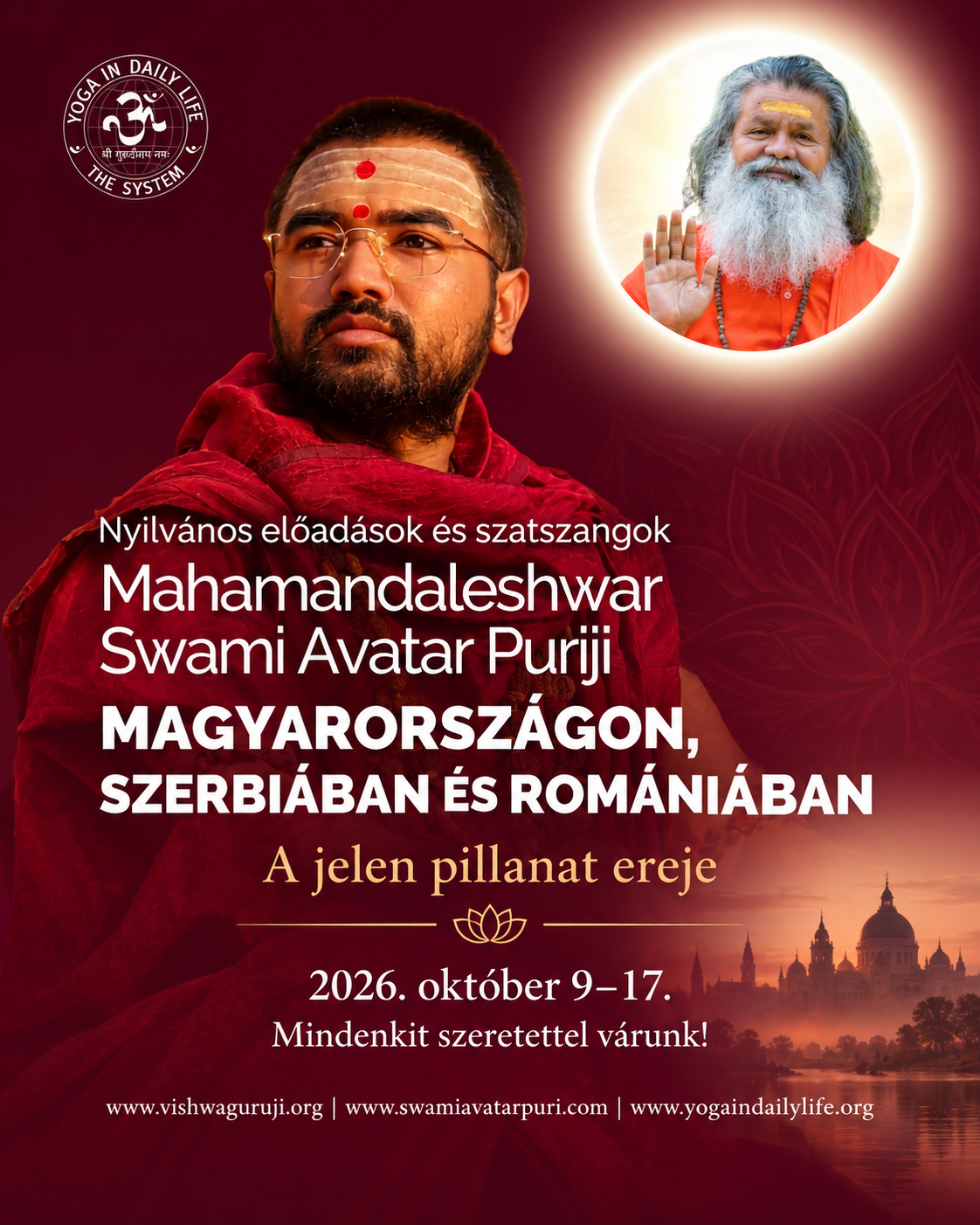 Mahamandaleshwar Swami Avatar PuriJi magyarországi körútja